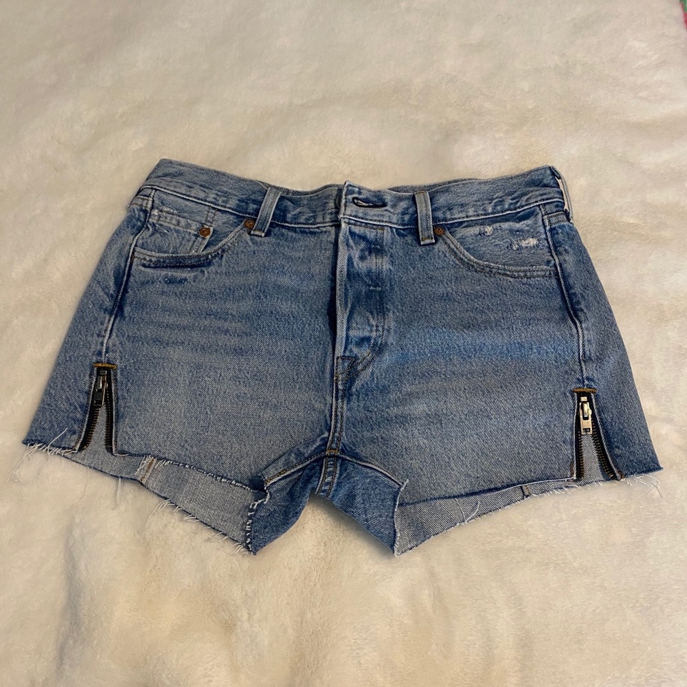 Denim shorts